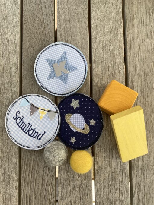 Klett- Patches  für Schulranzen mit Klettflächen < Universum > – Bild 7