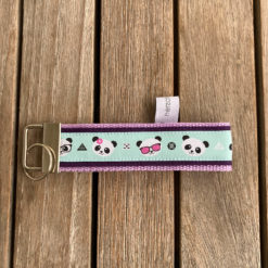 Schlüsselanhänger < Panda > lila / mint