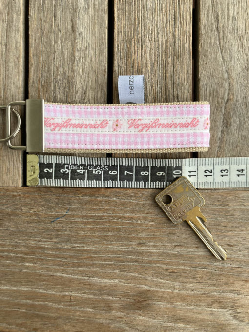 Schlüsselanhänger > Vergissmeinnicht < rosa – Bild 2