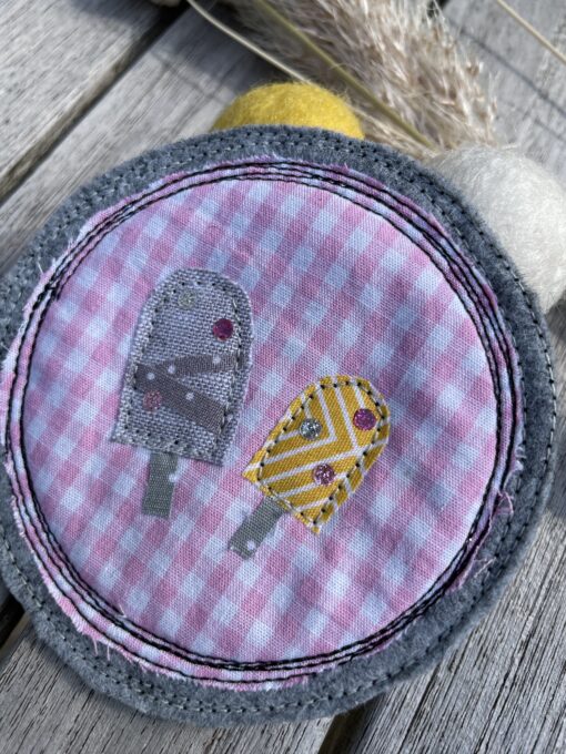 Klett- Patches für Schulranzen mit Klettflächen < Eis > – Bild 8