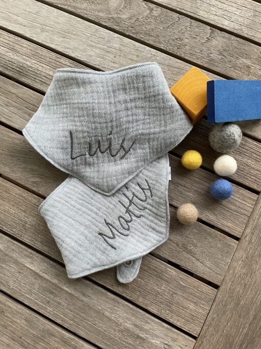 Halstuch bestickt Baby individuell – Bild 5