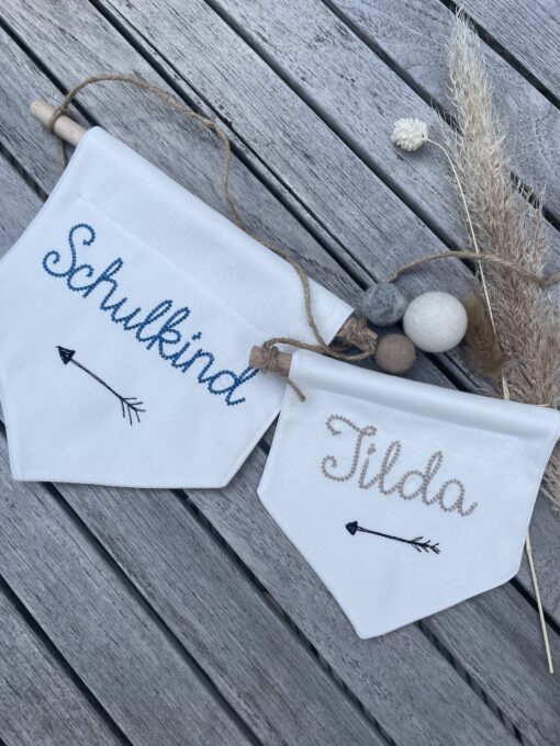 Wimpelset  < Schulkind & Name >
