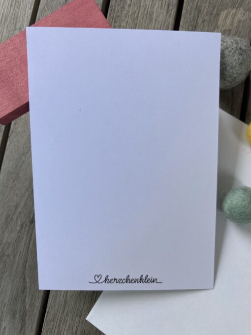 Karte zur Geburt  < Hello world Regenbogen > – Bild 4