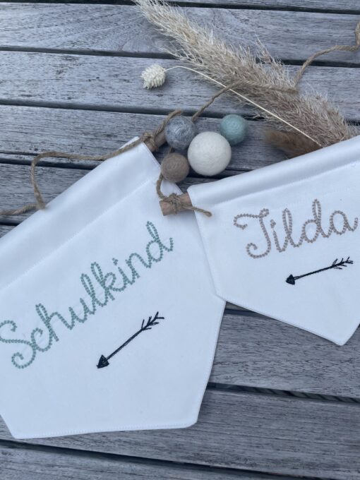 Stoffwimpel < Schulkind > viele verschiedene Farben | Geschenk zur Einschulung | Junge & Mädchen – Bild 7