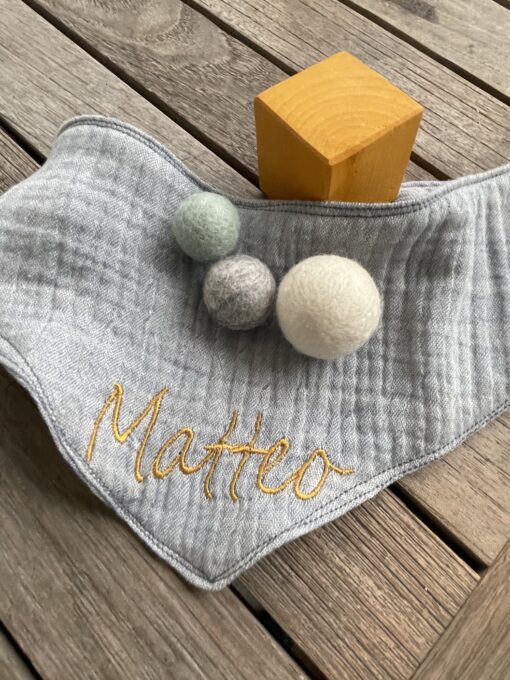 Halstuch bestickt Baby individuell – Bild 6