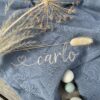 Kuscheltuch < Name > Musselin | Babytuch | Geschenk zur Geburt oder Taufe |